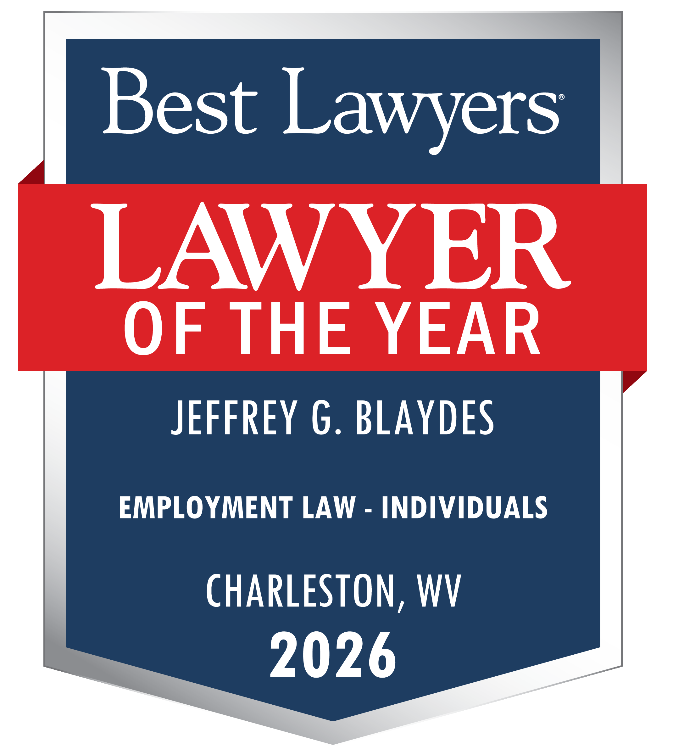 Blaydes Lawyer of the Year Badge